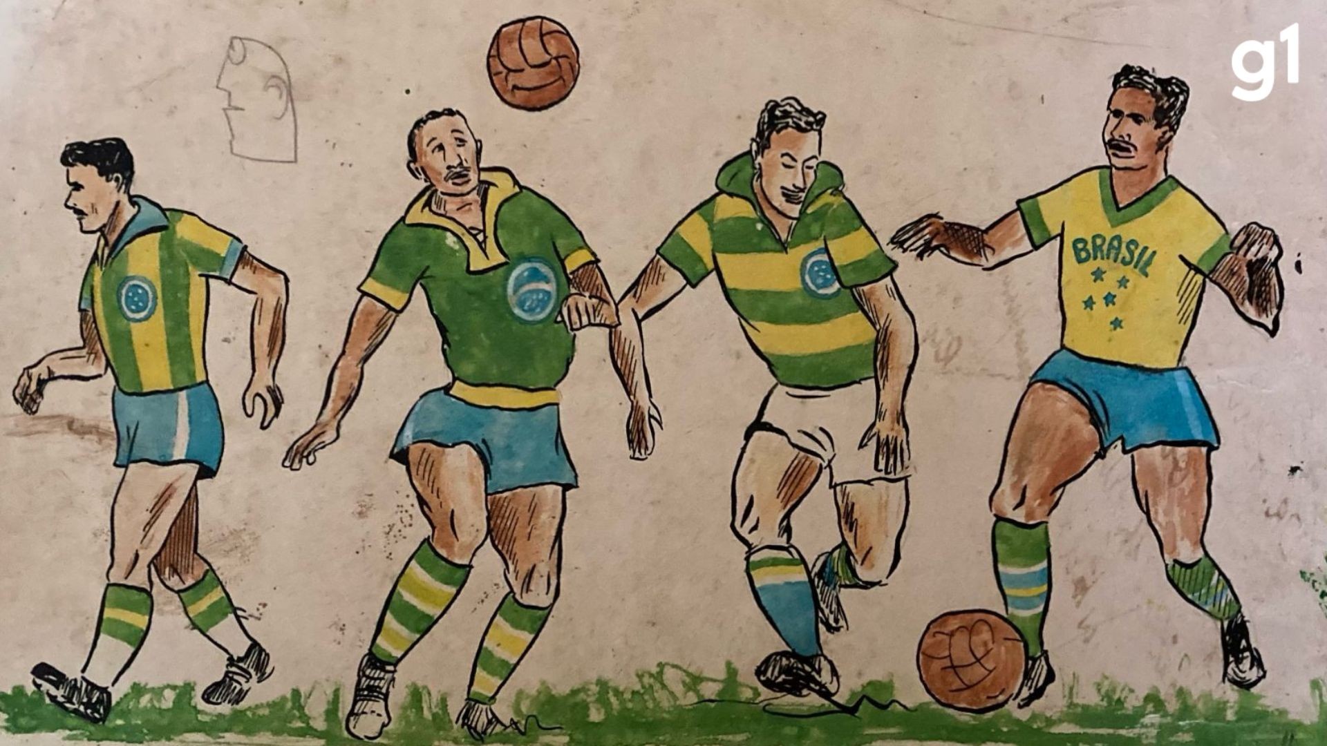 Listrada, azul ou com mapa do Brasil: além da 'amarelinha', criador do uniforme da seleção também fez modelos alternativos