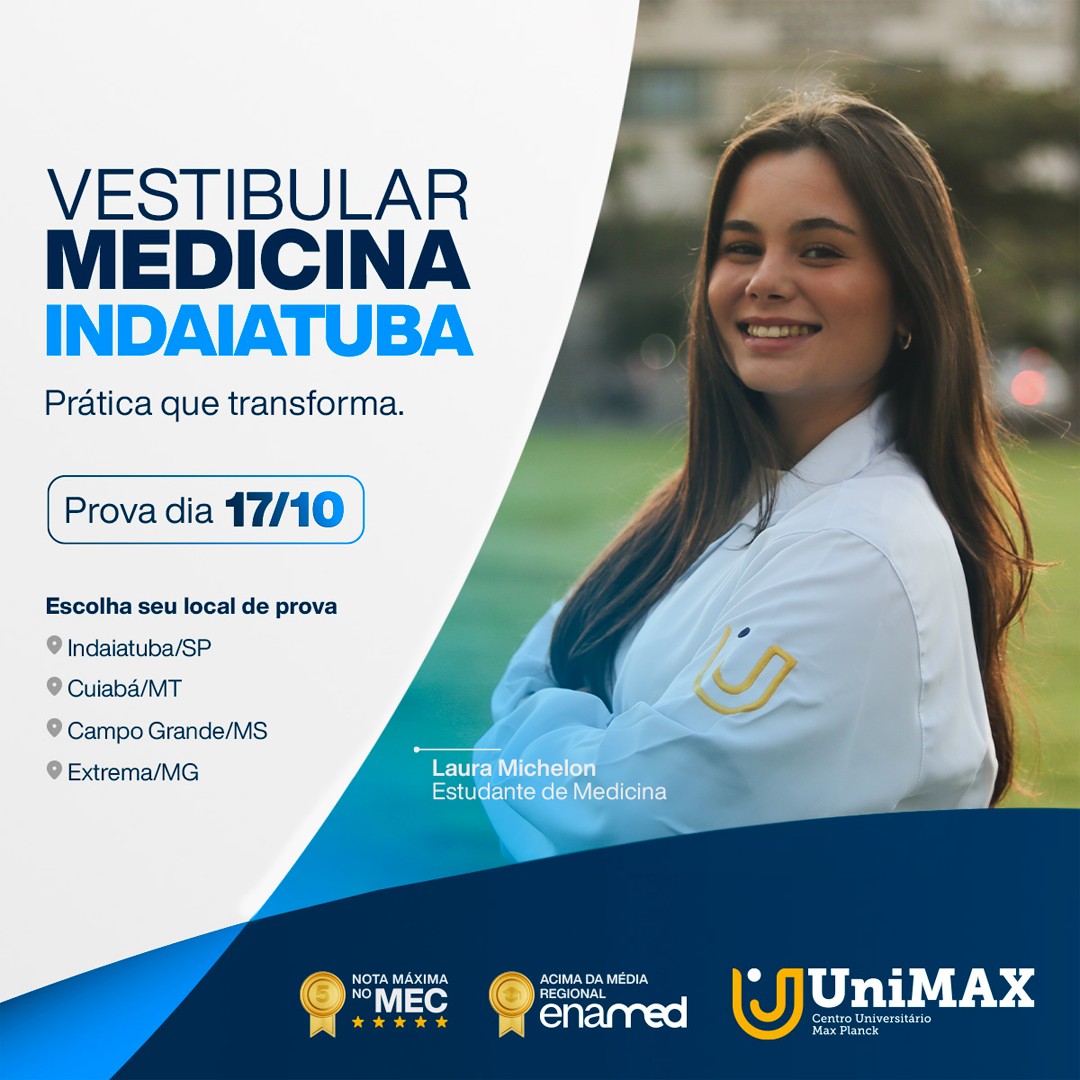 Medicina UniMAX abre Vestibular 2027 com prática, Hospital-Escola e tecnologia