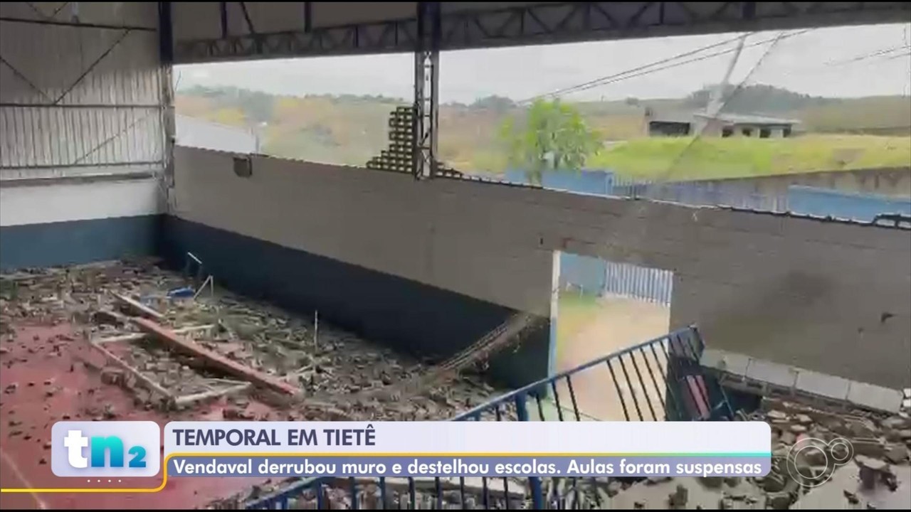 Vendaval na região de Itapetininga deixa cidades sem serviços
