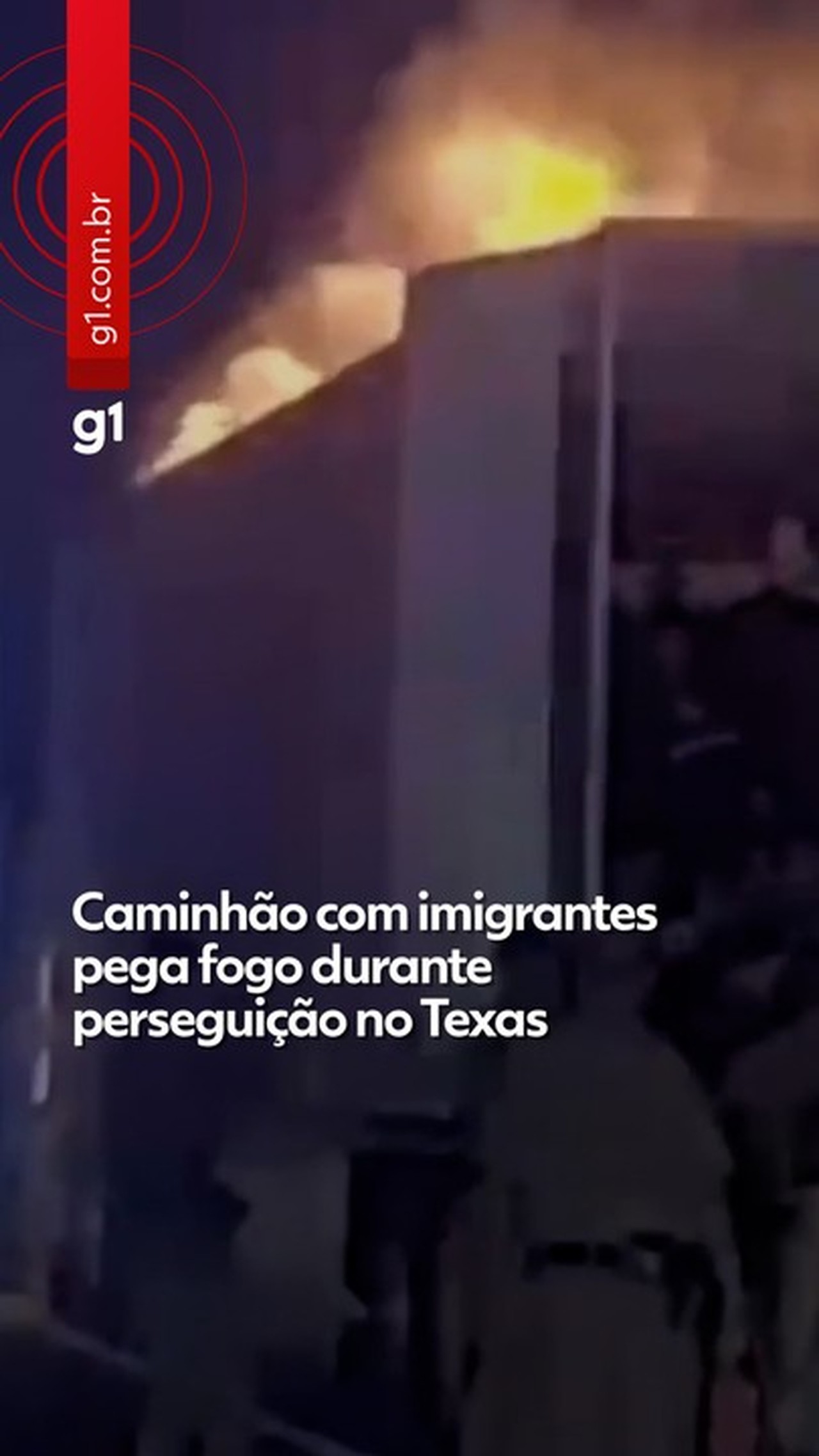 VÍDEO: Polícia dos EUA resgata 39 imigrantes de caminhão em chamas no Texas e prende grupo em seguida