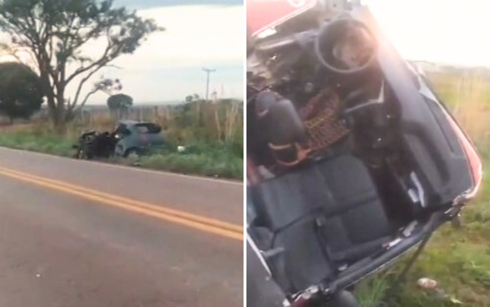 Três pessoas morrem após batida entre carro e caminhão na GO-462 