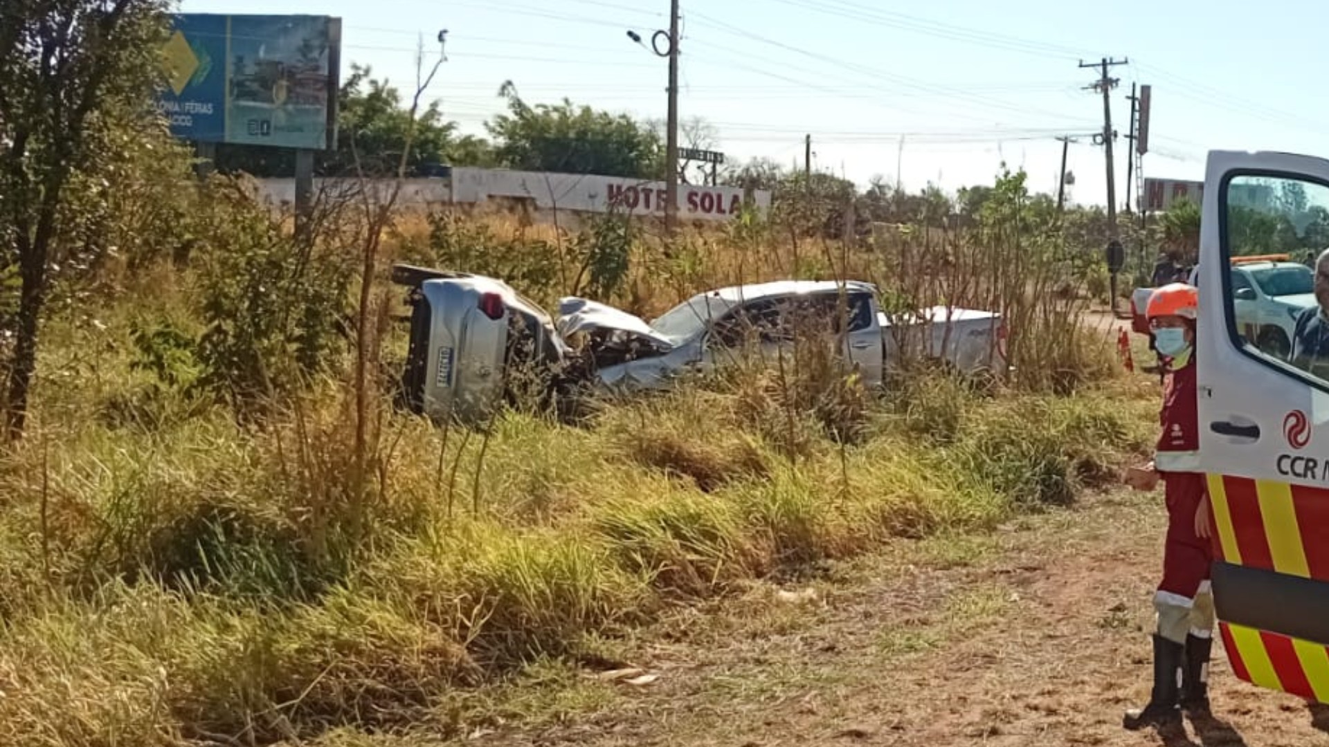 Motorista morre após colisão com caminhonete na BR-163 em Campo Grande