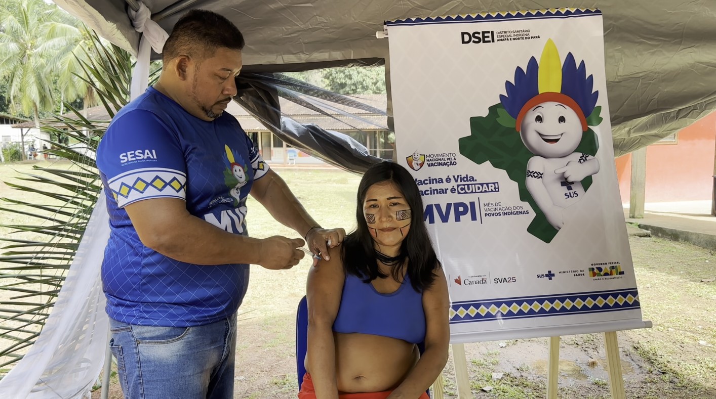 Campanha nacional de vacinação leva mais de 1 mil doses a povos indígenas no Amapá  