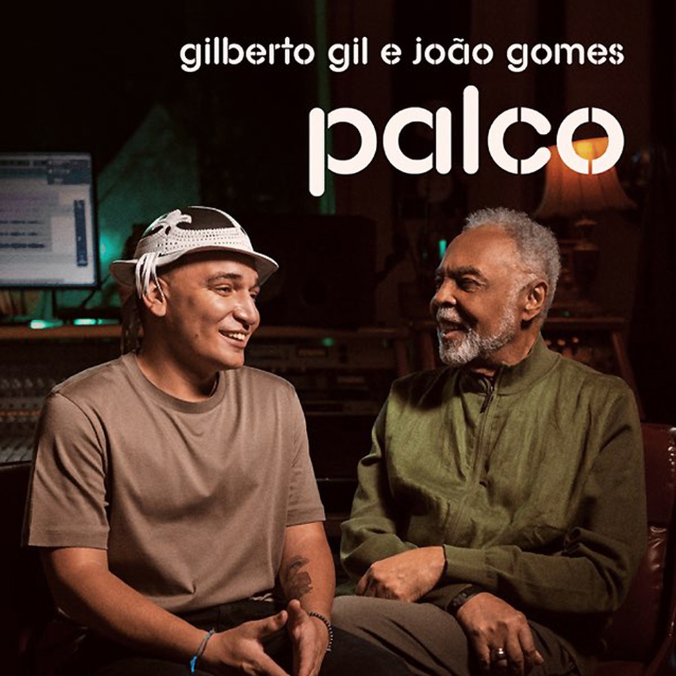 Capa do single ‘Palco’, de Gilberto Gil e João Gomes — Foto: Divulgação