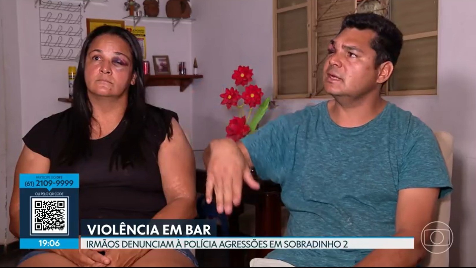 Irmãos são agredidos com socos e cabeçadas em confusão de bar no Distrito Federal; veja imagens
