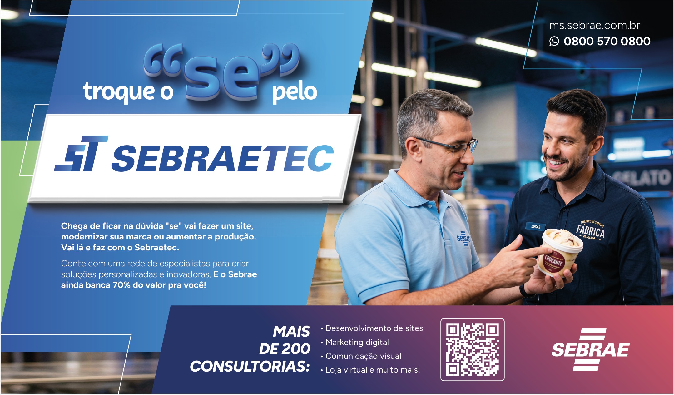 Com o Sebraetec, pequenas empresas têm acesso a consultorias top de linha.