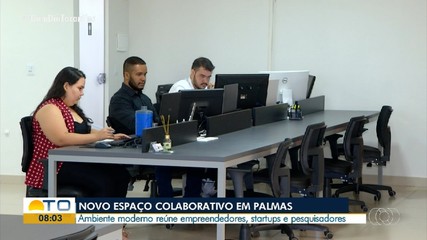 Espaço compartilhado de trabalho reúne empreendedores, startups e pesquisadores, em Palmas
