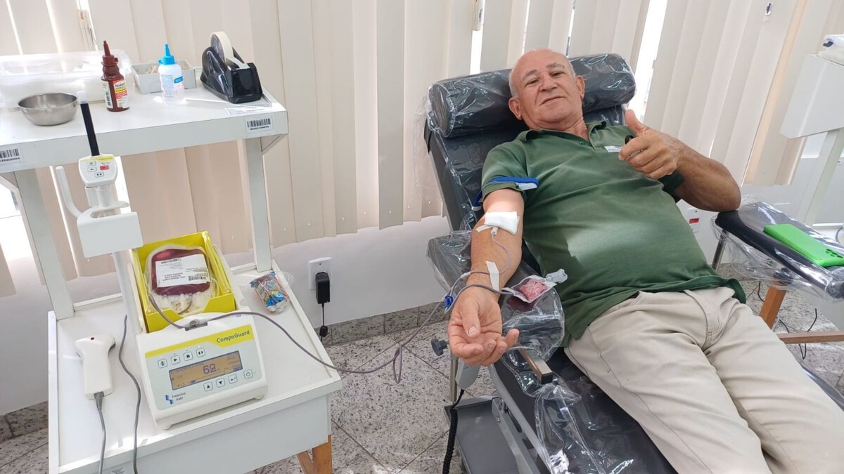 Dia do Doador: idoso encerra 50 anos de doações de sangue com centenas de vidas salvas