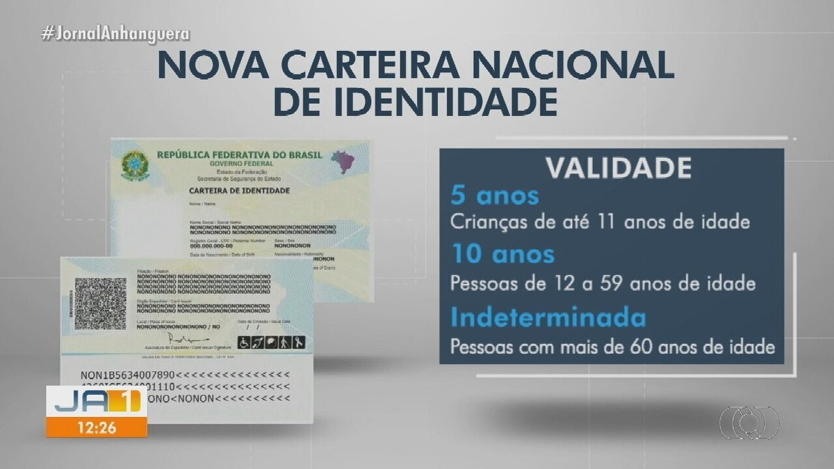 Novo Rg Come A A Ser Emitido Nesta Segunda Feira Em Goi S Veja Quem