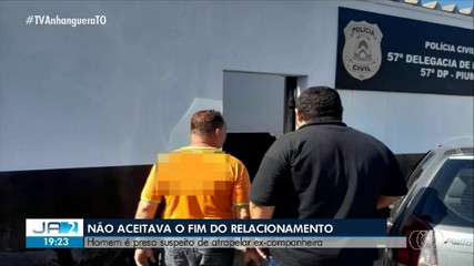 Homem é preso no interior do Tocantins por suspeita de atropelar a ex-companheira