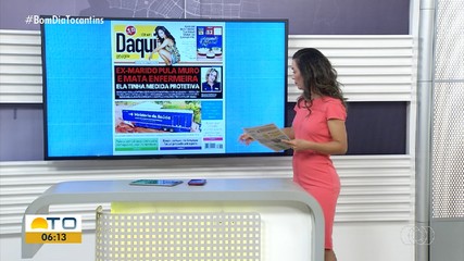 Assassinato de enfermeira em Palmas é destaque no Jornal Daqui