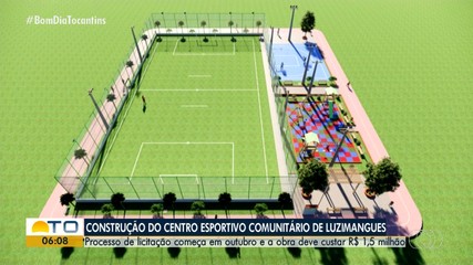 Construção de novo centro esportivo comunitário é anunciada em Luzimangues