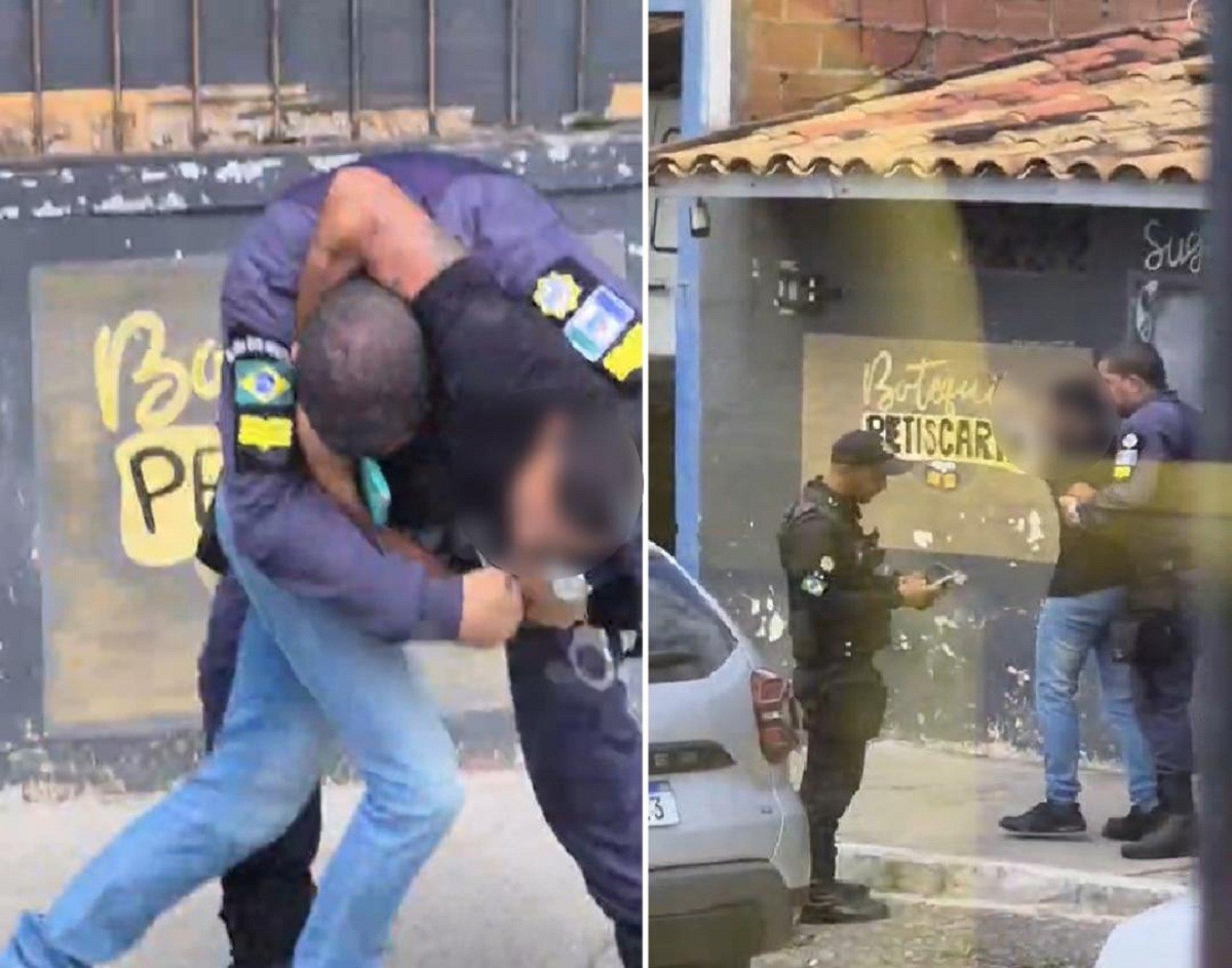 Motorista sem CNH dá 'gravata' em guarda após avançar bloqueio e causar caos em Búzios