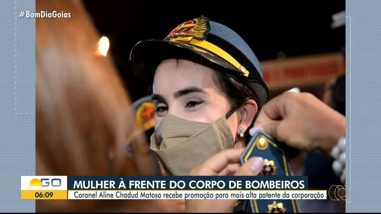Dentista se torna a 1ª coronel mulher do Corpo de Bombeiros de Goiás ...