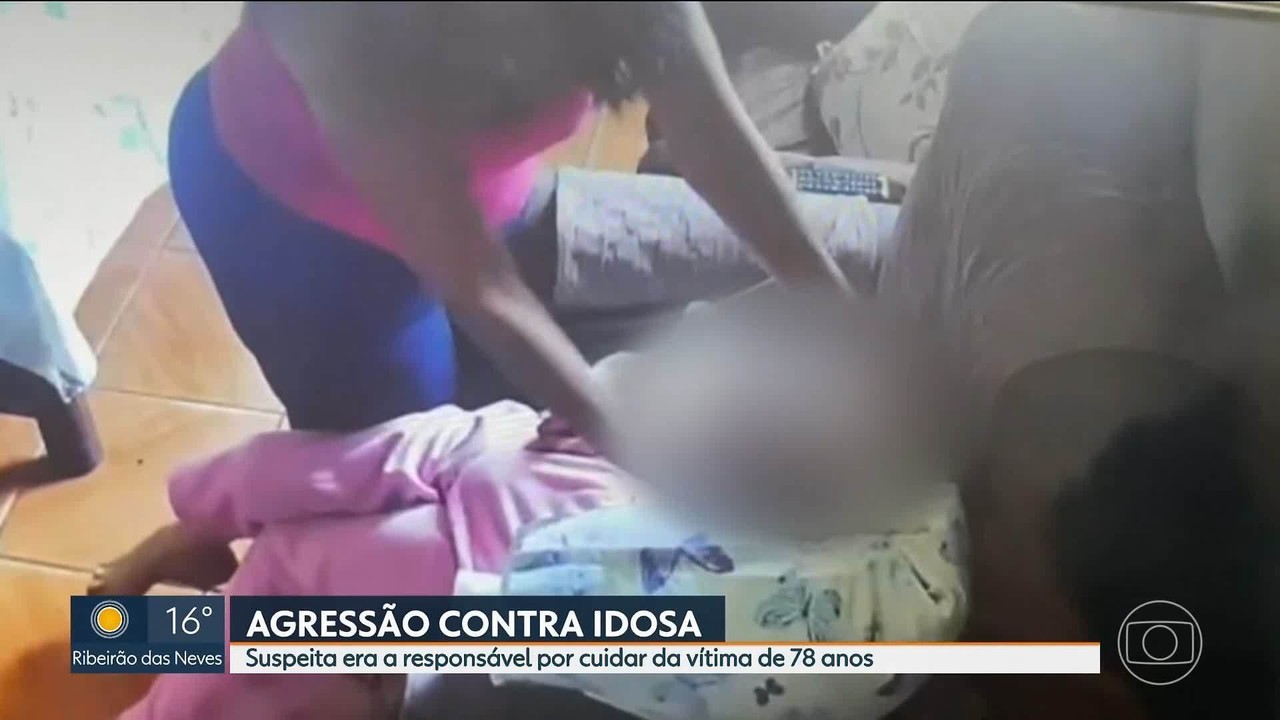 Vídeo mostra cuidadora maltratando idosa de 78 anos em BH