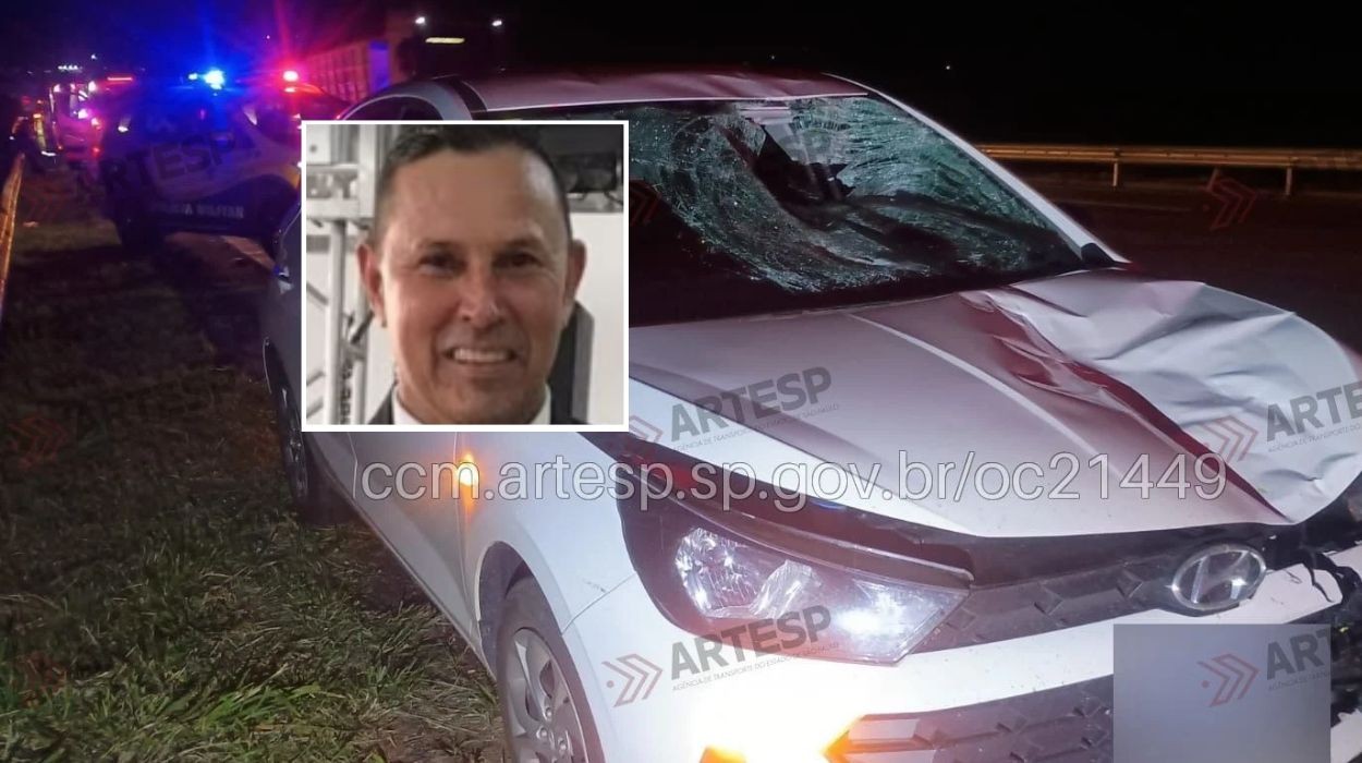Homem de 57 anos morre atropelado em grave acidente em rodovia no interior de SP