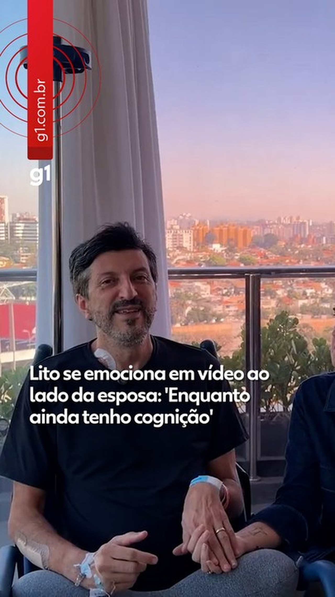 Lito Sousa se emociona ao falar do filho em vídeo: 'queria mais tempo com ele; não sei como falar que vou virar estrelinha'
