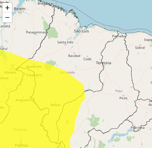 Inmet emite alerta para chuvas intensas em quase 50 cidades do MA; veja lista 