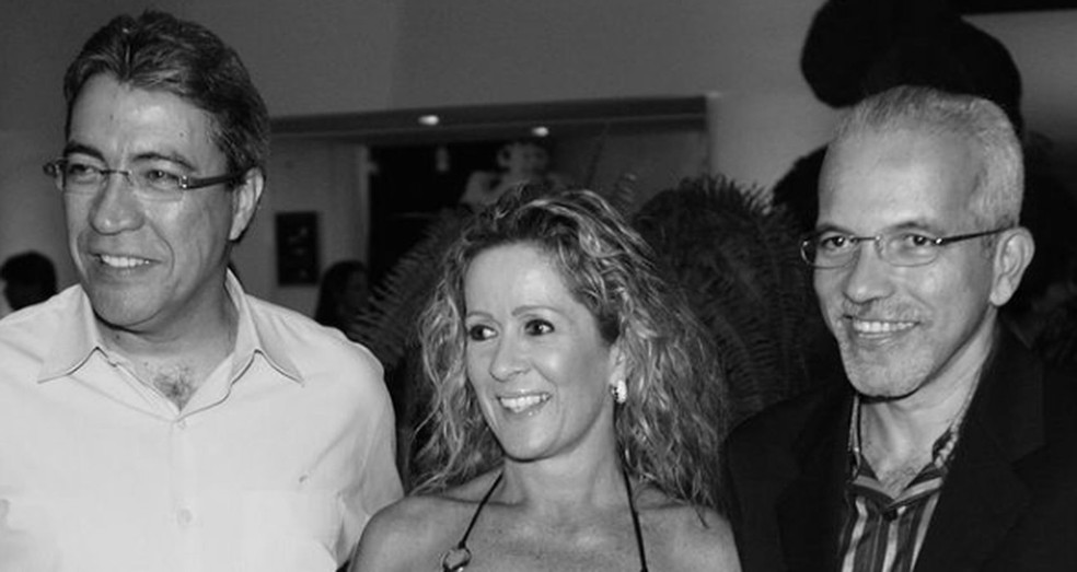 Marcelo Déda, Thais Bezerra e Edvaldo Nogueira — Foto: Sílvio Rocha