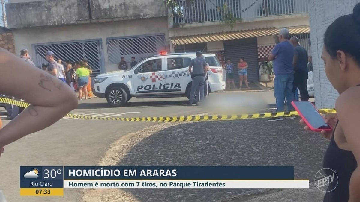 Homem é assassinado com sete tiros em Araras