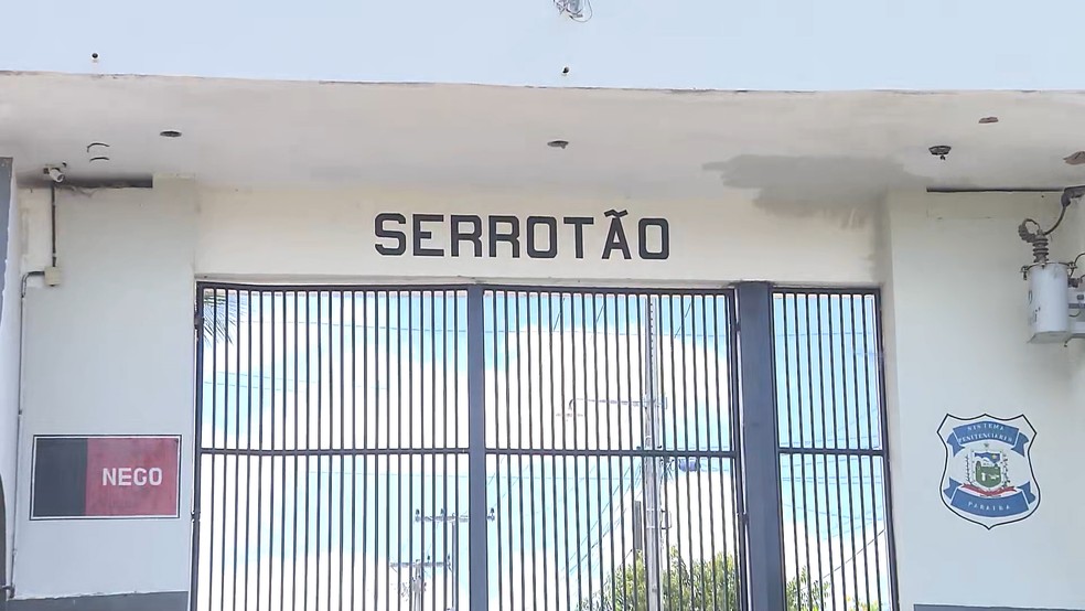Detento morre após descarga elétrica no Presídio do Serrotão, em Campina Grande — Foto: TV Paraíba/Reprodução