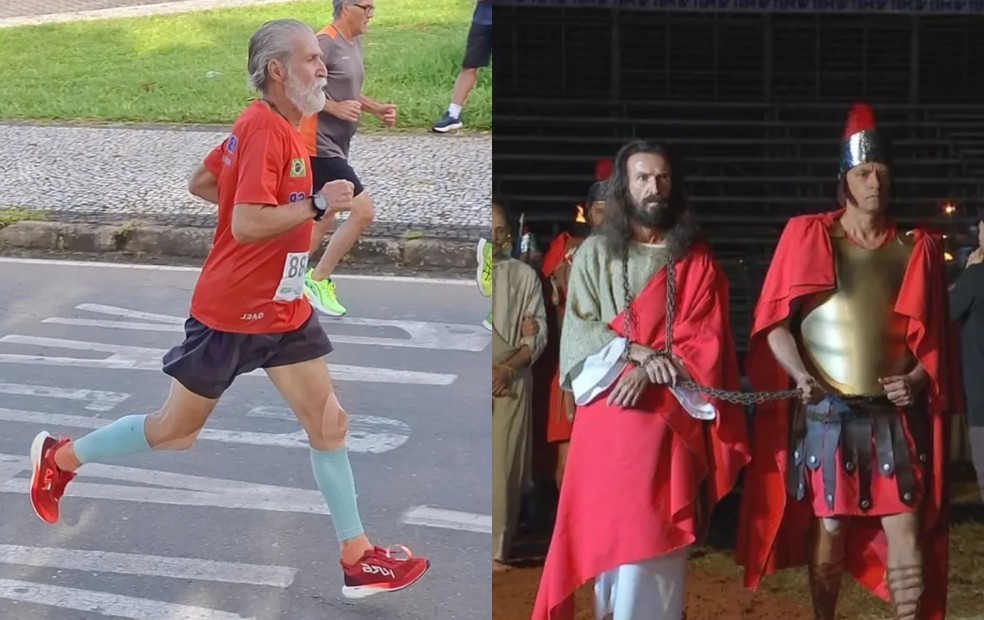 2 de 4
Ator interpreta Jesus há 45 anos, mais tempo do que o próprio Cristo viveu — Foto: Arquivo pessoal/Arquivo/TV TEM