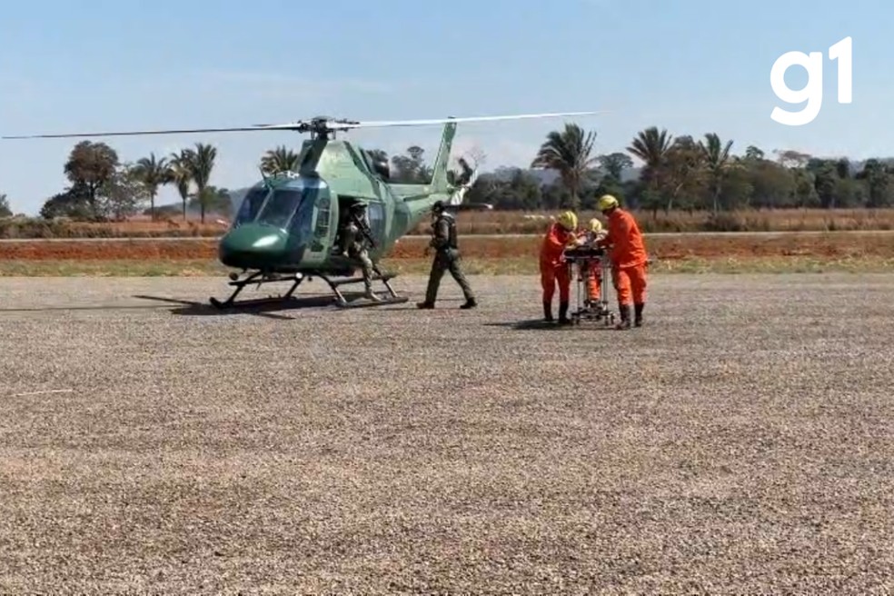 Garimpeiro morre após ser baleado em confronto com a polícia na Terra Indígena Sararé — Foto: Corpo de Bombeiros