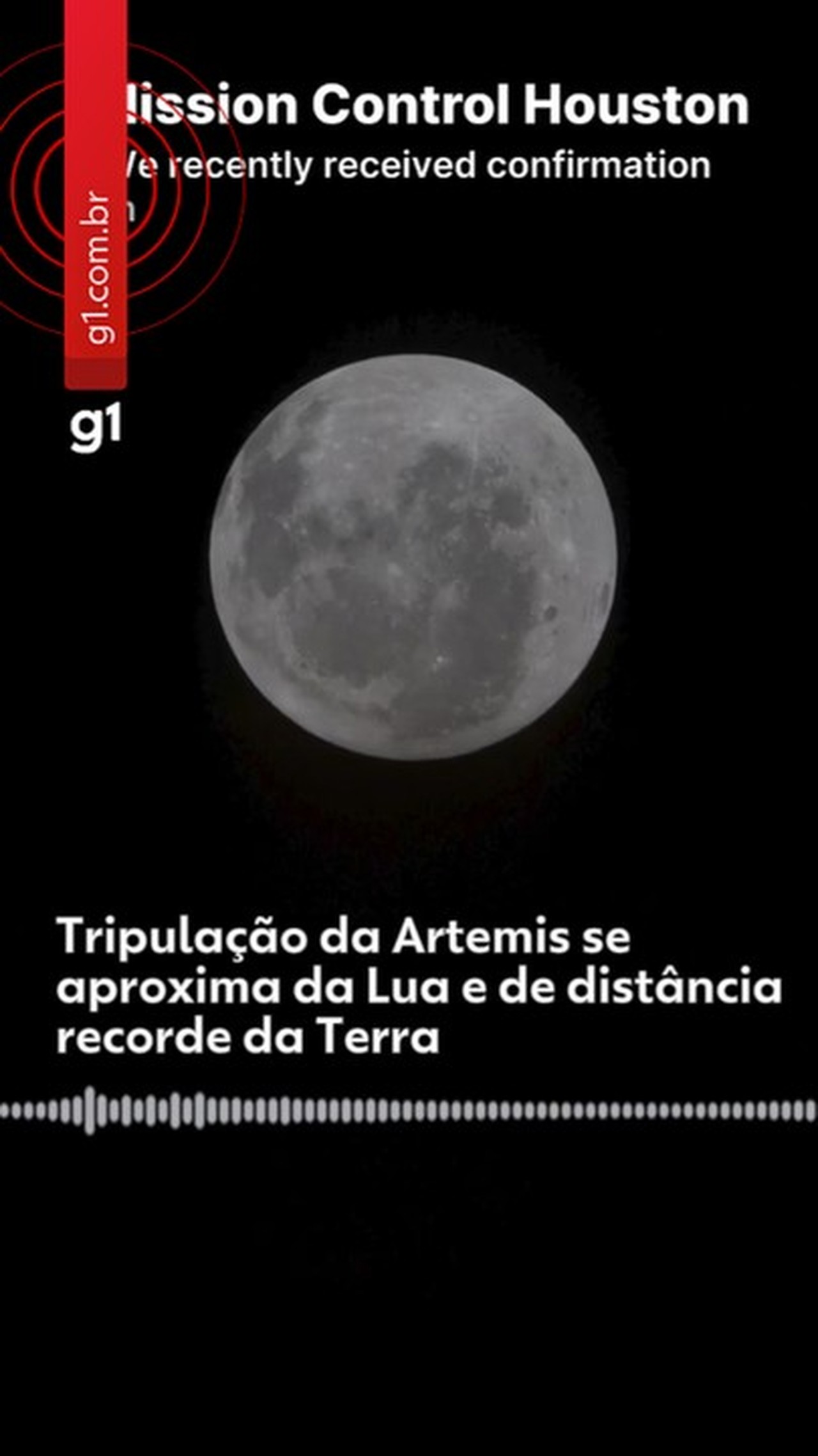 Tripulação da Artemis chega à Lua e se aproxima de distância recorde da Terra