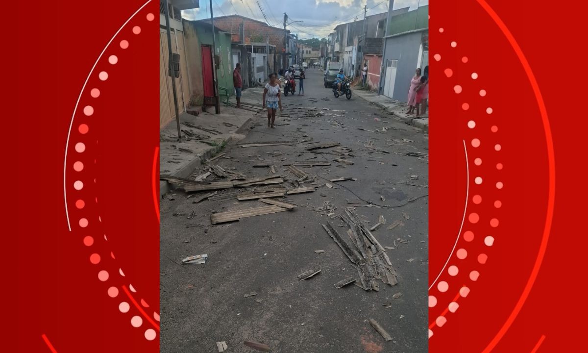 VÍDEO: helicópteros em testes de pouso para agenda de Lula destelham casas na Bahia