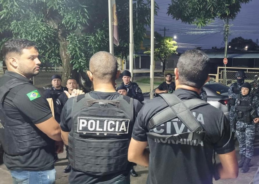 Operação Final Fight foi deflagrada nessa quarta-feira (25) em Boa Vista (RR). — Foto: Polícia Civil de Roraima/Divulgação