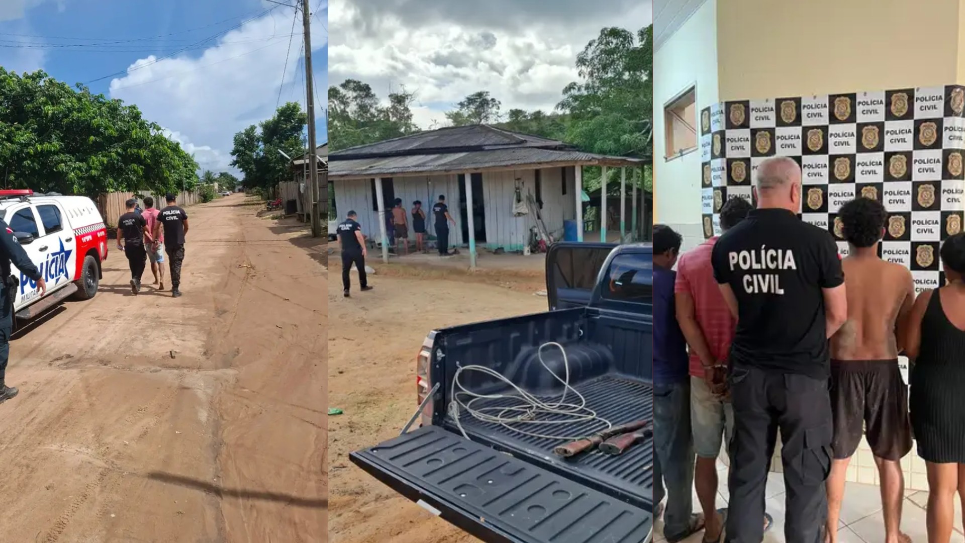 Mãe, padrasto e irmãos são presos por série de estupros contra adolescente em Senador José Porfírio, no PA