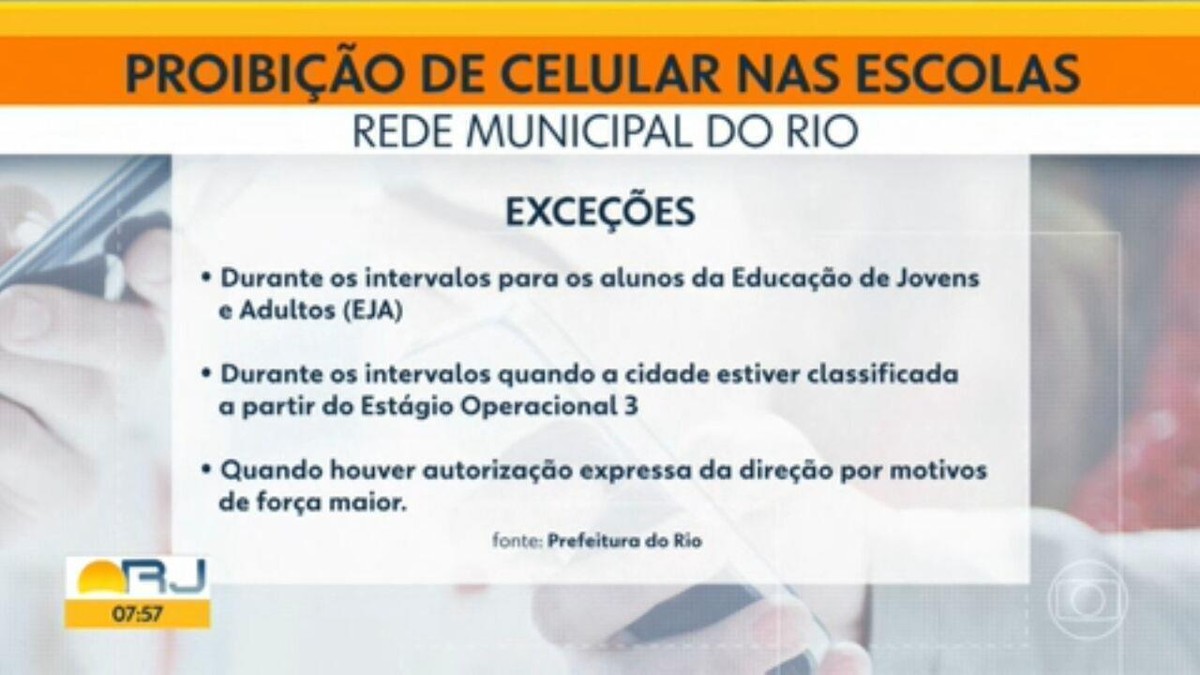 Rio proíbe celulares nas escolas até no recreio; veja exceções