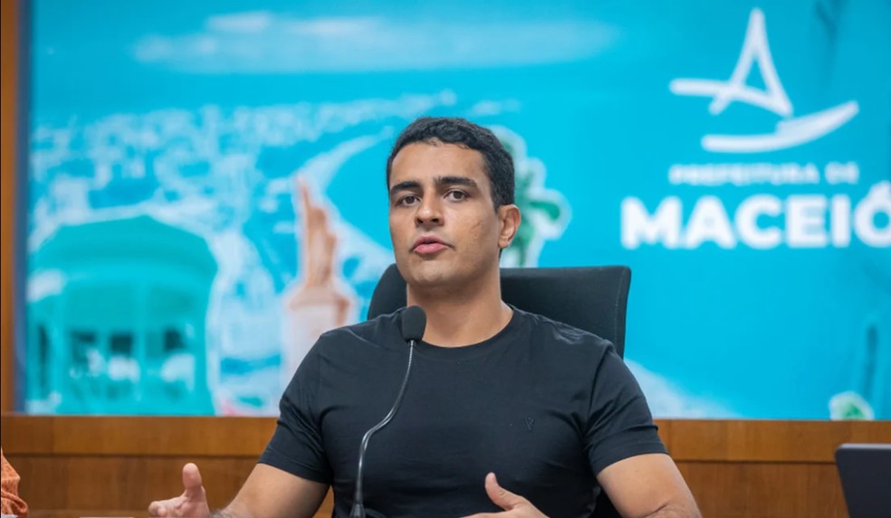 JHC, prefeito de Maceió — Foto: Secom Maceió