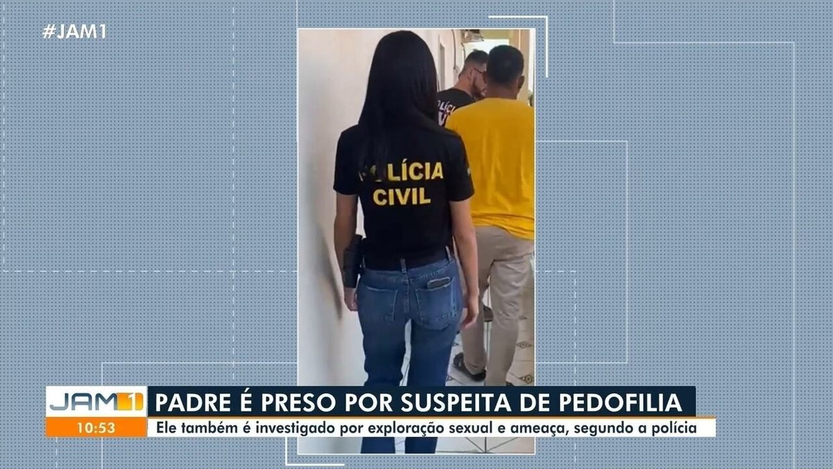 Polícia encontra mais de 200 vídeos de abusos sexuais contra menores de idade gravados por padre preso no AM