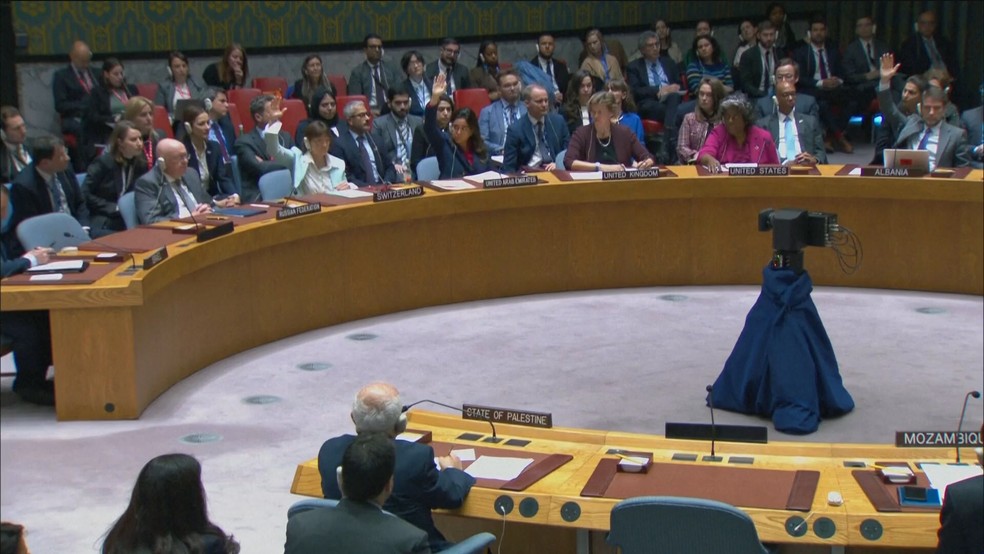 ONU aprova resolução que prevê pausa humanitária e proteção de crianças — Foto: Reprodução