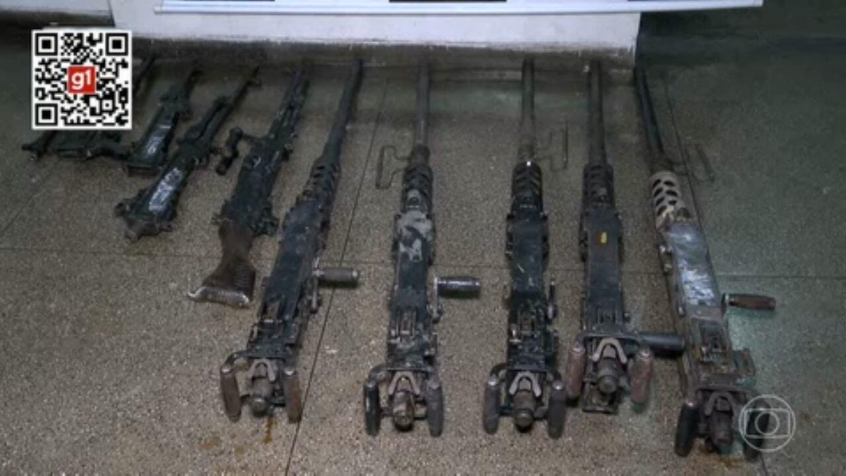Furto de 21 metralhadoras de arsenal do Exército: saiba os riscos da  circulação dessas armas para segurança pública, Fantástico