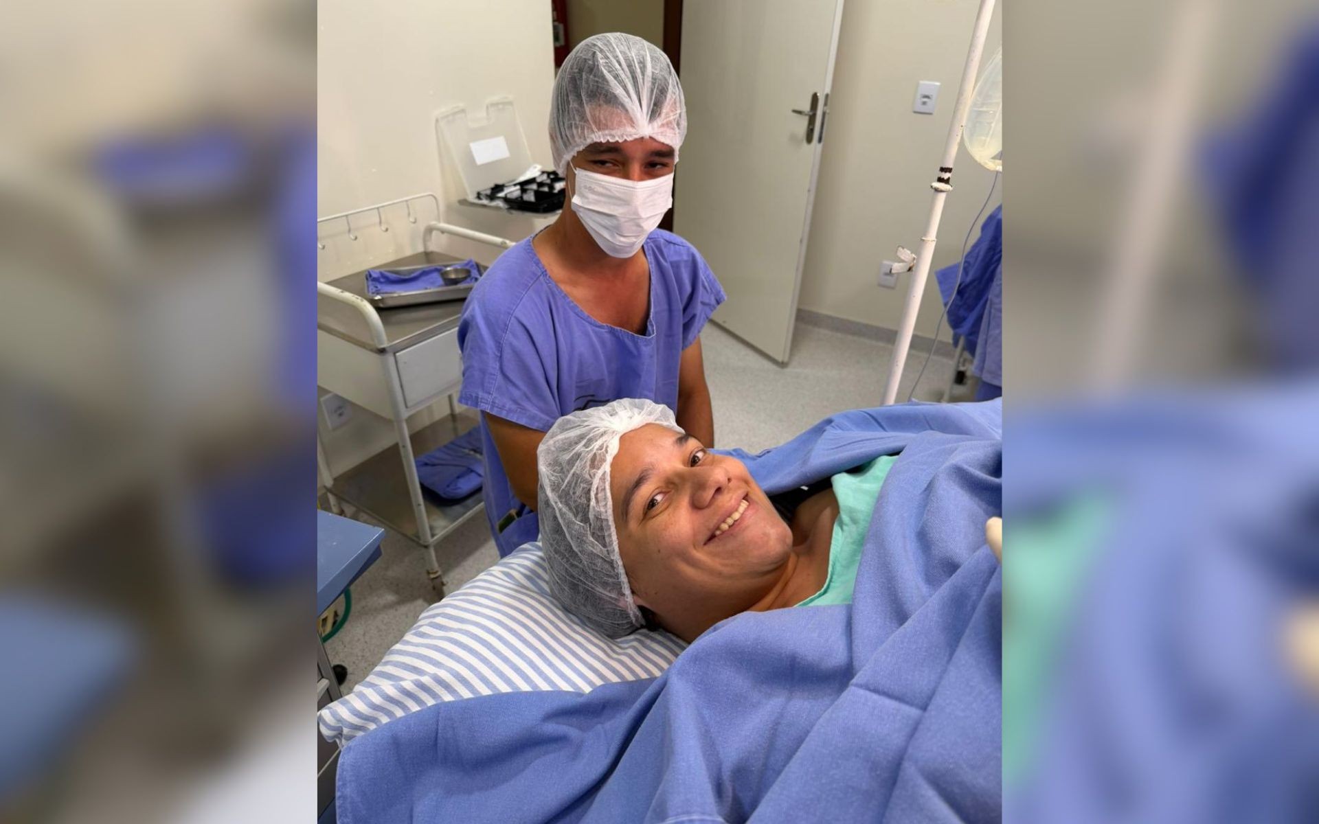 Pai desmaia após nascimento da filha em hospital no interior de SP: 'Quando vejo sangue de gente, passo mal'  