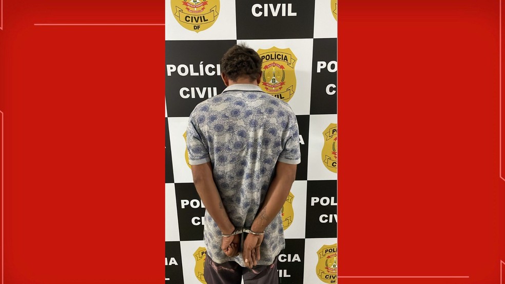 Suspeito de matar mulher estrangulada no DF é preso — Foto: PCDF/Divulgação