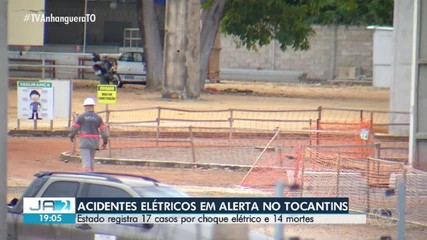 Choques elétricos já causaram 14 mortes no Tocantins em 2026