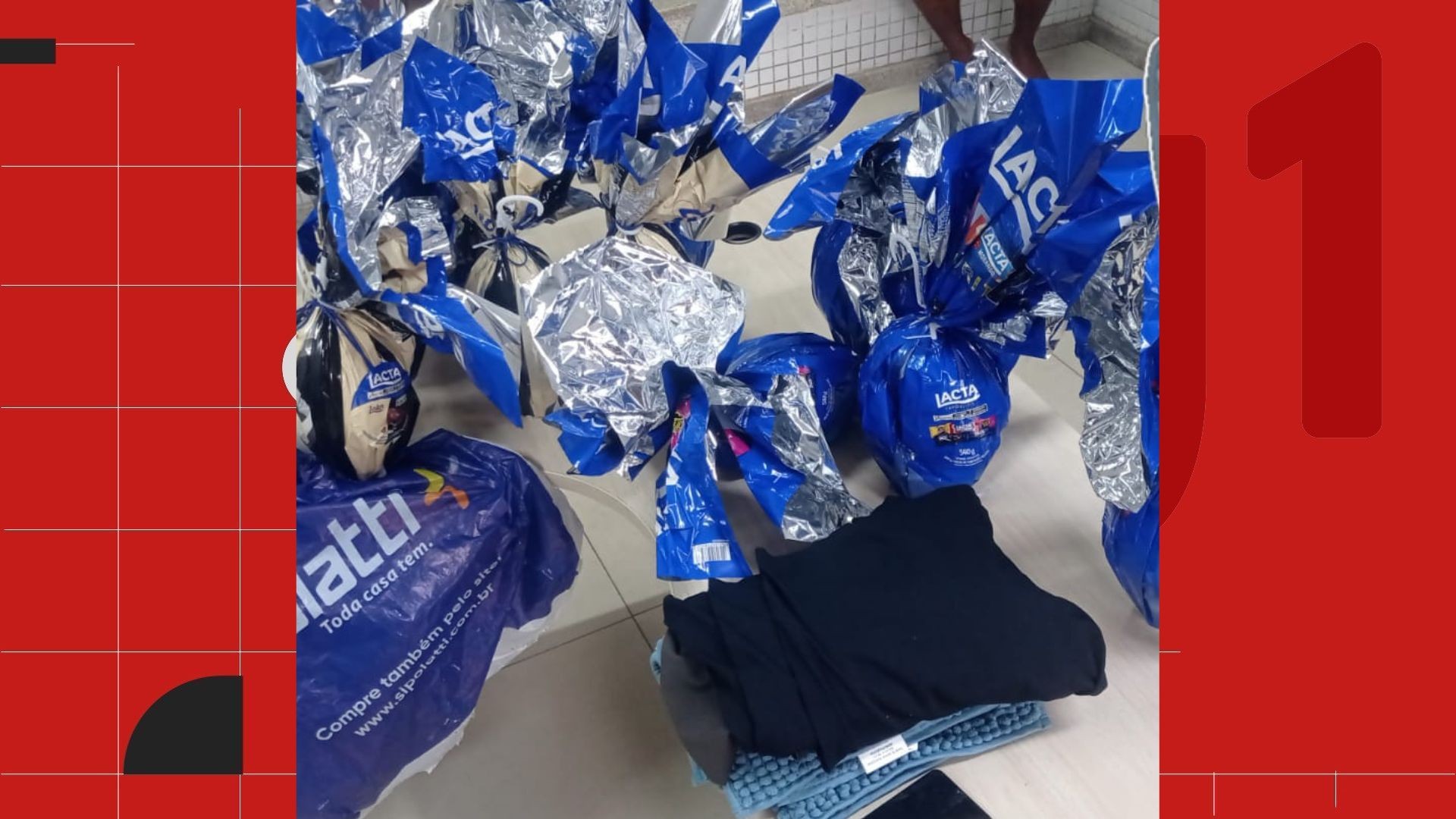 Jovem é preso após furtar 13 ovos de Páscoa e outros produtos de loja em Cariacica