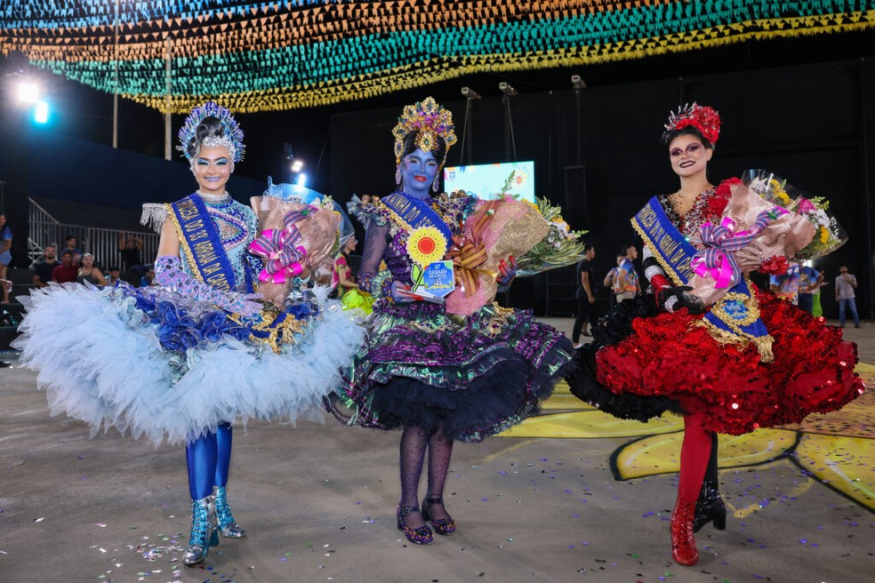 Concurso elegeu a rainha e as princesas da competição — Foto: Junior Suzuki/Secom Palmas
