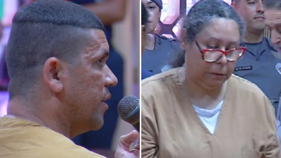 Casal acusado de matar personal trainer com mais de 30 facadas é condenado em Rio Preto (SP) — Foto: João Selare/TV TEM