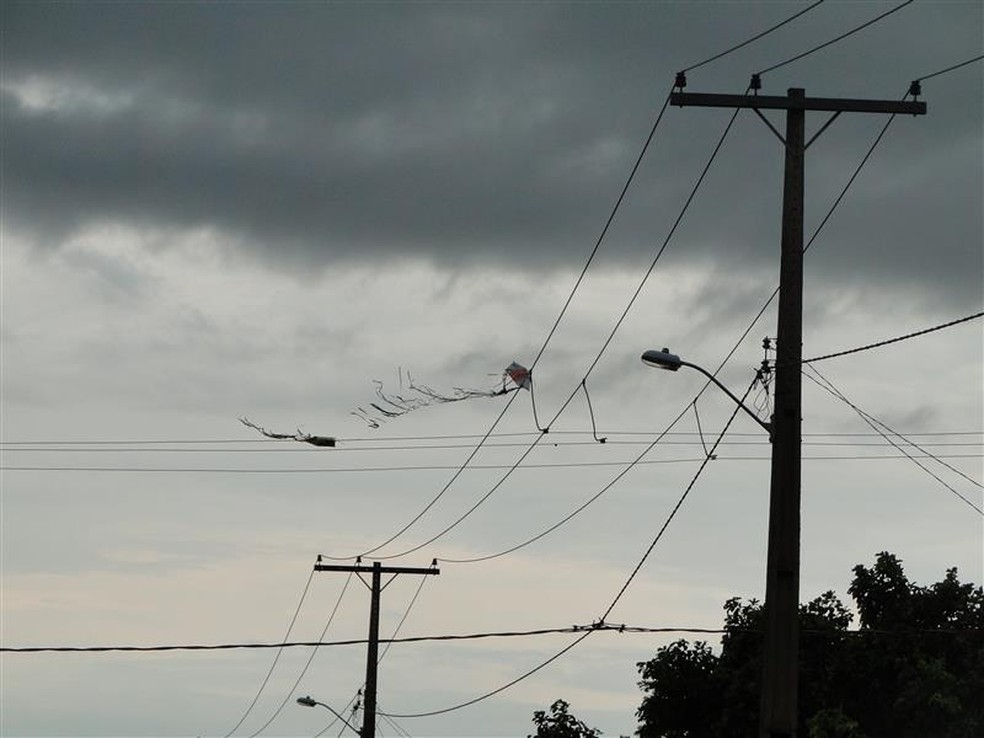 Pipas provocam 66 interrupções no fornecimento de energia e afetam 10,5 mil clientes no interior de SP — Foto: Reprodução
