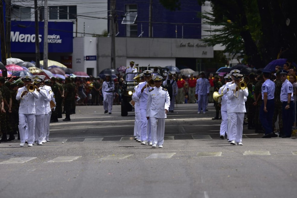 Trânsito sofre alterações em Natal para o desfile de 7 de setembro — Foto: Pedro Vitorino