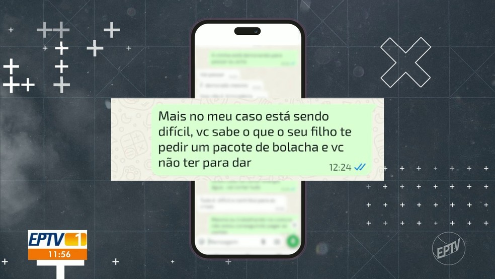 Mensagens entre vítima e vereador suspeito de estupro na Câmara de Sertãozinho (SP). — Foto: Reprodução/EPTV