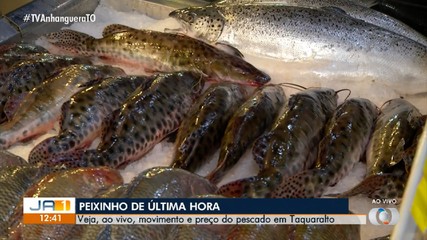 Ainda tem pescados disponíveis nos mercados da capita; confira