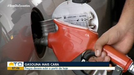 Reajuste no preço da gasolina deve chegar às bombas nesta terça-feira (9)