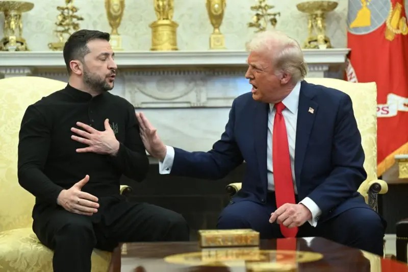 'Ucranianos estão lutando por sua terra', diz Zelensky já em Washington para reunião com Trump