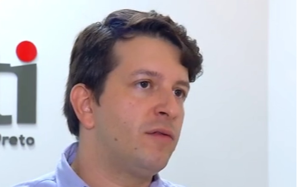 João Paulo Rodrigues, presidente da Apeti de Rio Preto (SP) — Foto: Reprodução/TV TEM