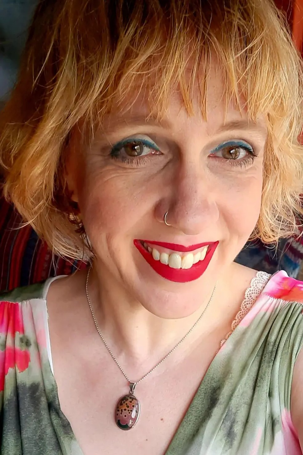 A vida da pequena Nina Blom só mudou quando um médico percebeu a situação e chamou os serviços de assistência social — Foto: Gentileza Nina Blom